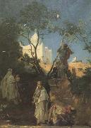 Gustave Guillaumet Ain Kerma (source du figuier) smala de Tiaret en Algerie (mk32) oil on canvas